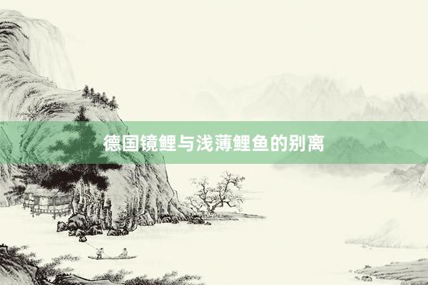 德国镜鲤与浅薄鲤鱼的别离